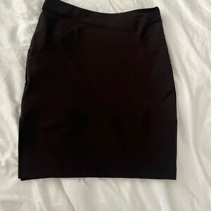 Black Pencil Skirt Knee-Length